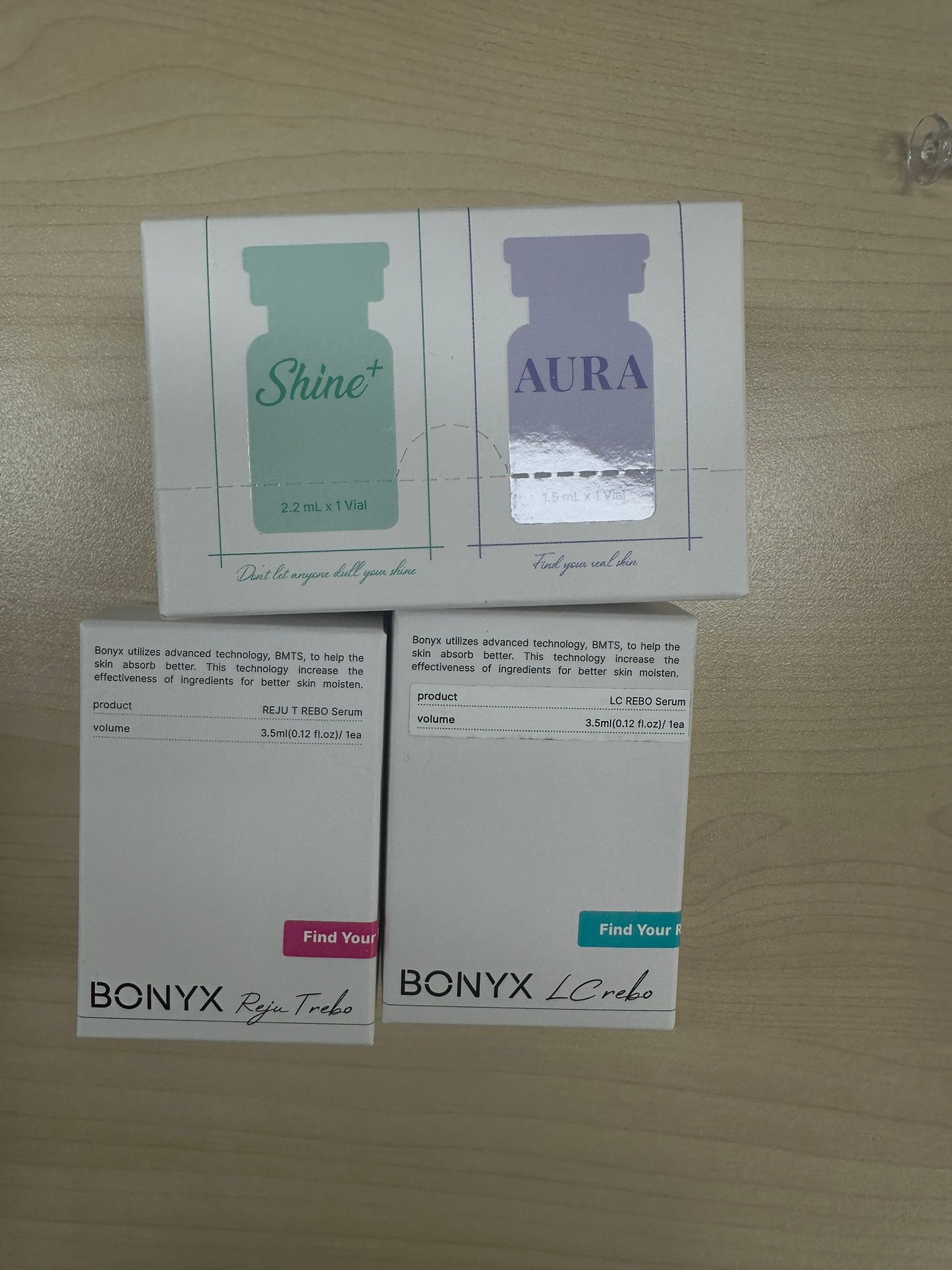 Bonyx LC Rebo 3.5ml + Reju T 3.5ml + Shine Plus Aura (hidden link)